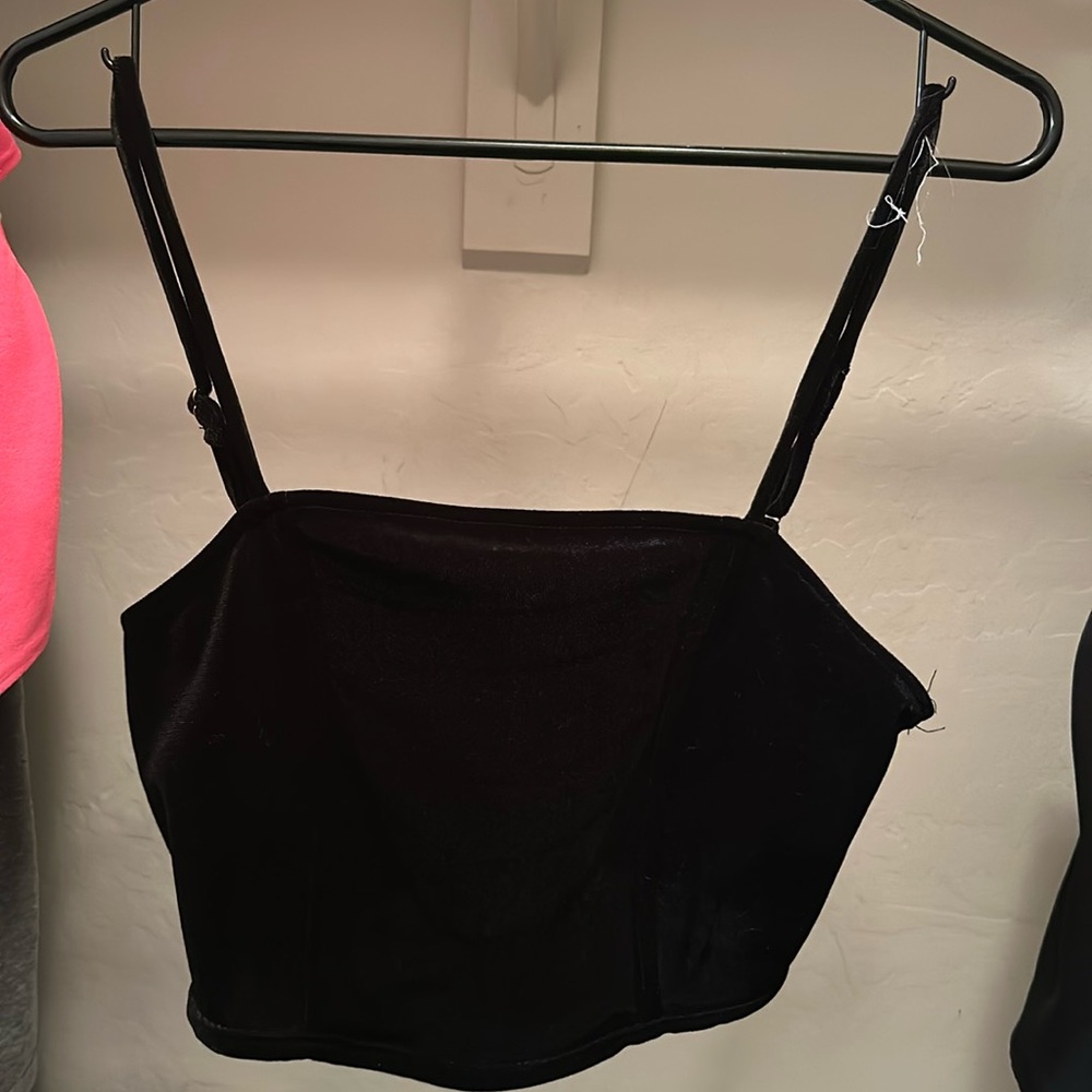 Black Going Out Top - Backless